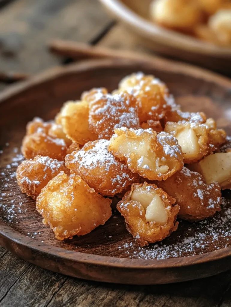 If you're looking for a delightful snack that combines the comforting flavors of autumn with the joy of indulgence, look no further than apple fritter bites. These bite-sized treasures encapsulate the essence of traditional apple fritters, offering a crispy, golden exterior that gives way to a soft, cinnamon-spiced apple interior. The beauty of apple fritter bites lies not only in their delectable flavor but also in their convenience; they are perfect for sharing at gatherings or enjoying as an on-the-go treat.