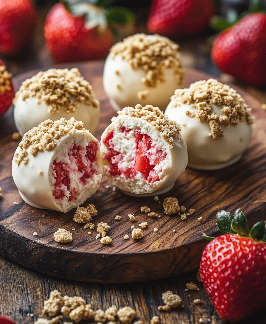 Dessert lovers are always on the lookout for new and exciting ways to indulge their sweet tooth, and truffle balls have emerged as a delightful dessert option that combines creativity with decadence. These bite-sized treats are perfect for satisfying cravings without the need for elaborate plating or extensive preparation. Among the myriad flavors and varieties of truffle balls, Strawberry Cheesecake Truffle Balls stand out for their unique ability to meld the classic flavor of cheesecake with the fresh sweetness of strawberries.