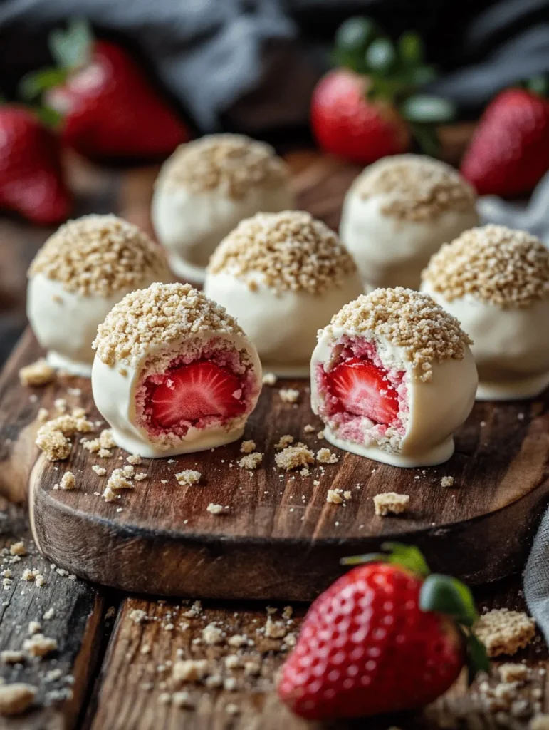 Dessert lovers are always on the lookout for new and exciting ways to indulge their sweet tooth, and truffle balls have emerged as a delightful dessert option that combines creativity with decadence. These bite-sized treats are perfect for satisfying cravings without the need for elaborate plating or extensive preparation. Among the myriad flavors and varieties of truffle balls, Strawberry Cheesecake Truffle Balls stand out for their unique ability to meld the classic flavor of cheesecake with the fresh sweetness of strawberries.