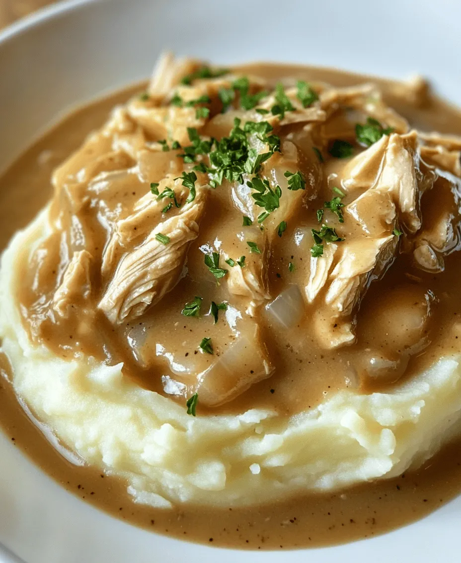 In the realm of comfort food, few dishes can rival the heartwarming delight of shredded chicken gravy served atop a mound of creamy mashed potatoes. This recipe marries tender shredded chicken with a rich, velvety gravy, creating a satisfying meal perfect for any occasion. The combination of flavors and textures in this dish offers not only a feast for the taste buds but also a sense of nostalgia and warmth that many of us associate with home-cooked meals.