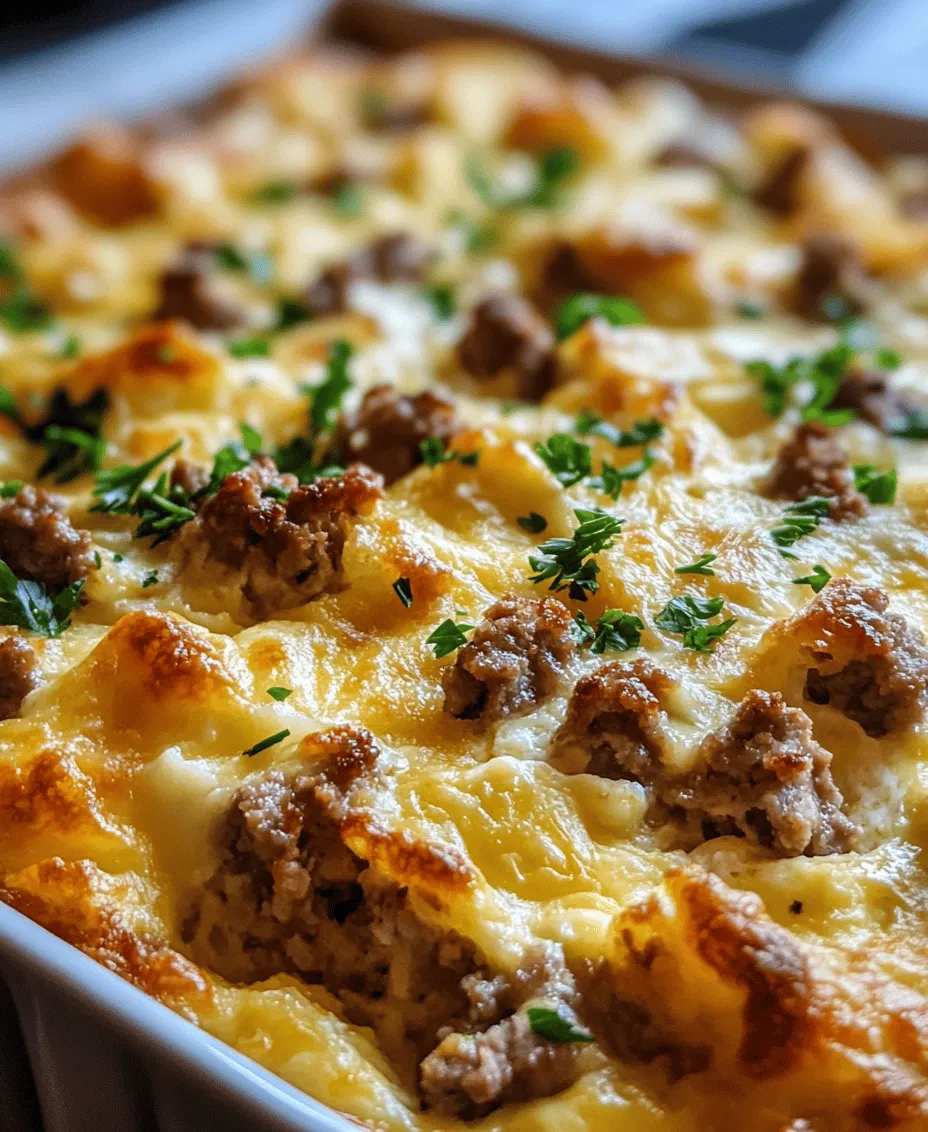 Breakfast casseroles have become a beloved staple in many households, offering a convenient and satisfying meal option that can feed a crowd with minimal effort. Among the myriad of delicious breakfast casseroles out there, the Hearty Sausage, Egg & Cream Cheese Breakfast Casserole stands out due to its rich flavors, protein-packed ingredients, and ease of preparation. This dish is not only perfect for busy mornings but also a delightful choice for family gatherings and brunches, ensuring that everyone leaves the table satisfied.