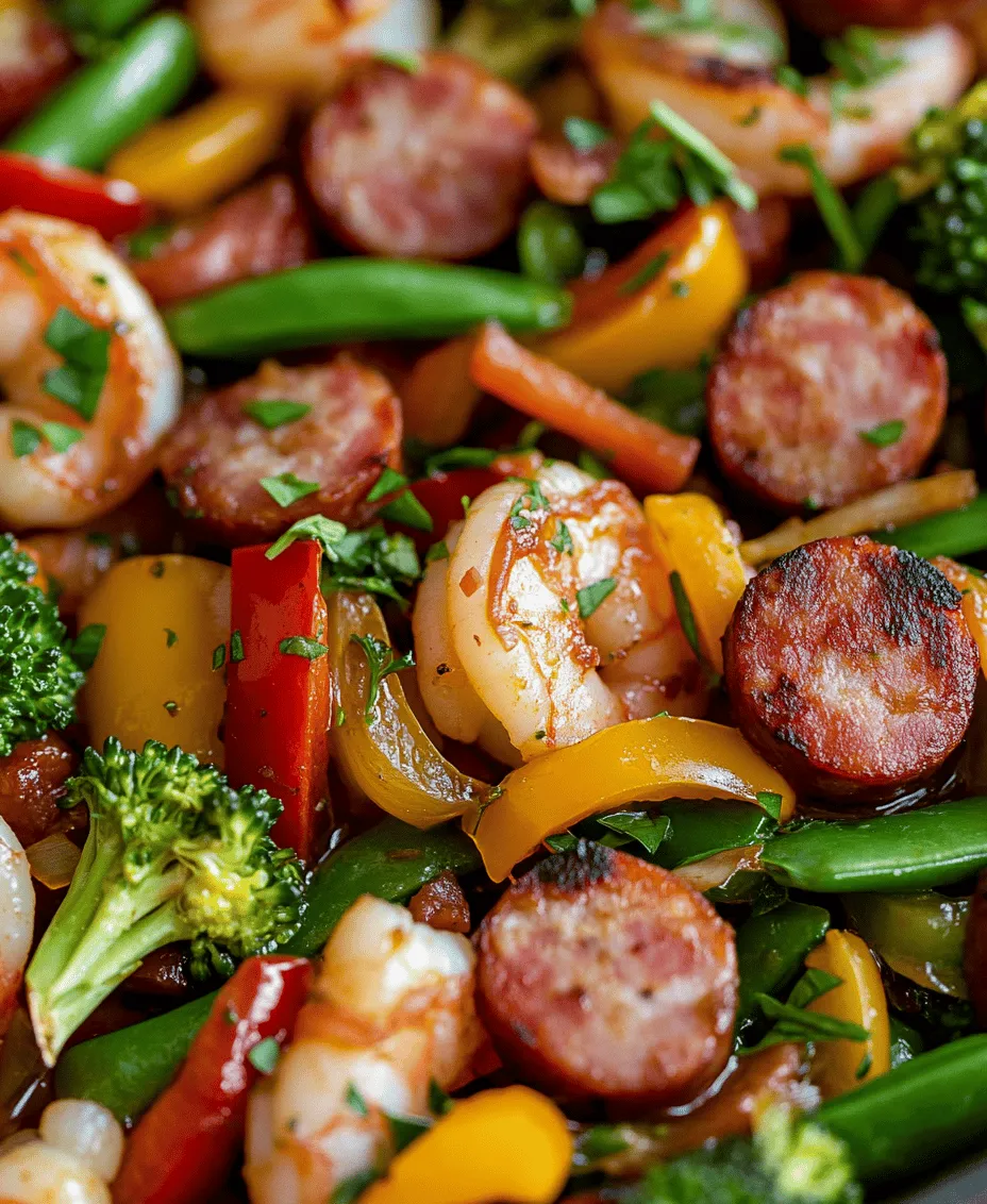 The delightful combination of flavors in Easy Honey Garlic Shrimp with Sausage and Veggies brings a quick and satisfying meal to your table. This recipe is a perfect choice for busy weeknights when you crave something delicious yet effortless to prepare. It features succulent shrimp paired with savory smoked sausage and vibrant mixed vegetables, all enveloped in a sweet and tangy honey garlic sauce that tantalizes the taste buds.