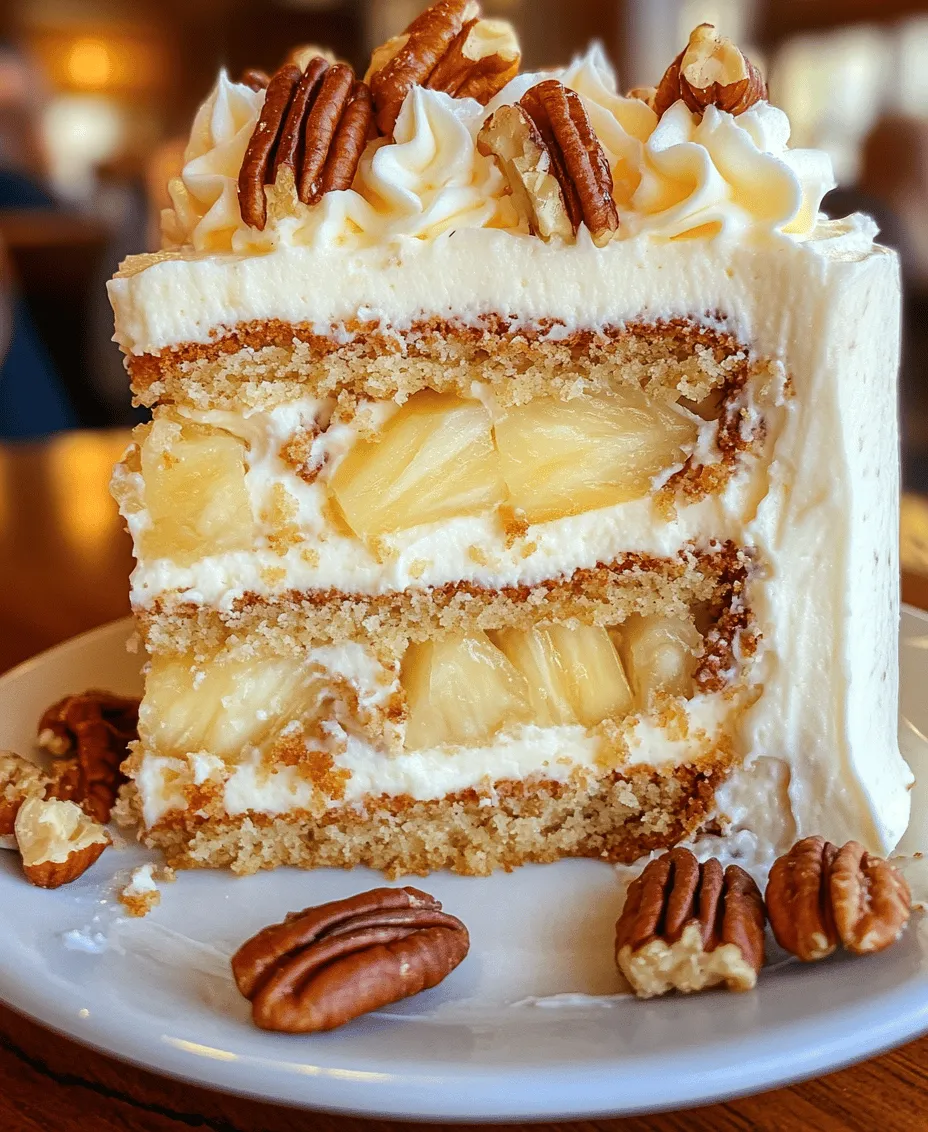 Southern desserts are much more than mere sweets; they are a celebration of culture, tradition, and the warmth of hospitality that embodies the Southern way of life. Each bite of a well-crafted Southern dessert tells a story, often passed down through generations, capturing the essence of family gatherings, community celebrations, and the joy of sharing a meal with loved ones. Among the many delectable offerings from the South, the Delightful Southern Creamy Pineapple Pecan Cake stands out as a beloved classic. This cake not only showcases the rich flavors inherent in Southern cooking, but it also marries the sweetness of pineapple with the earthy crunch of pecans, creating a moist and indulgent dessert that is sure to impress.