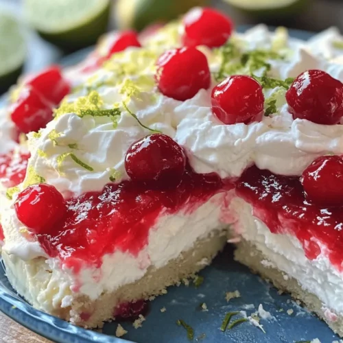 Poke cakes have become a beloved dessert trend in recent years, offering a delightful way to infuse flavors into moist cake bases. These cakes, characterized by their signature "poking" method, allow for creative combinations of flavors that tantalize the taste buds. Among the many variations of poke cakes, the Cherry Limeade Poke Cake stands out as a refreshing twist that perfectly balances the tartness of lime with the sweetness of cherries. It's a dessert that not only looks inviting but also brings a burst of summer flavors to any occasion.