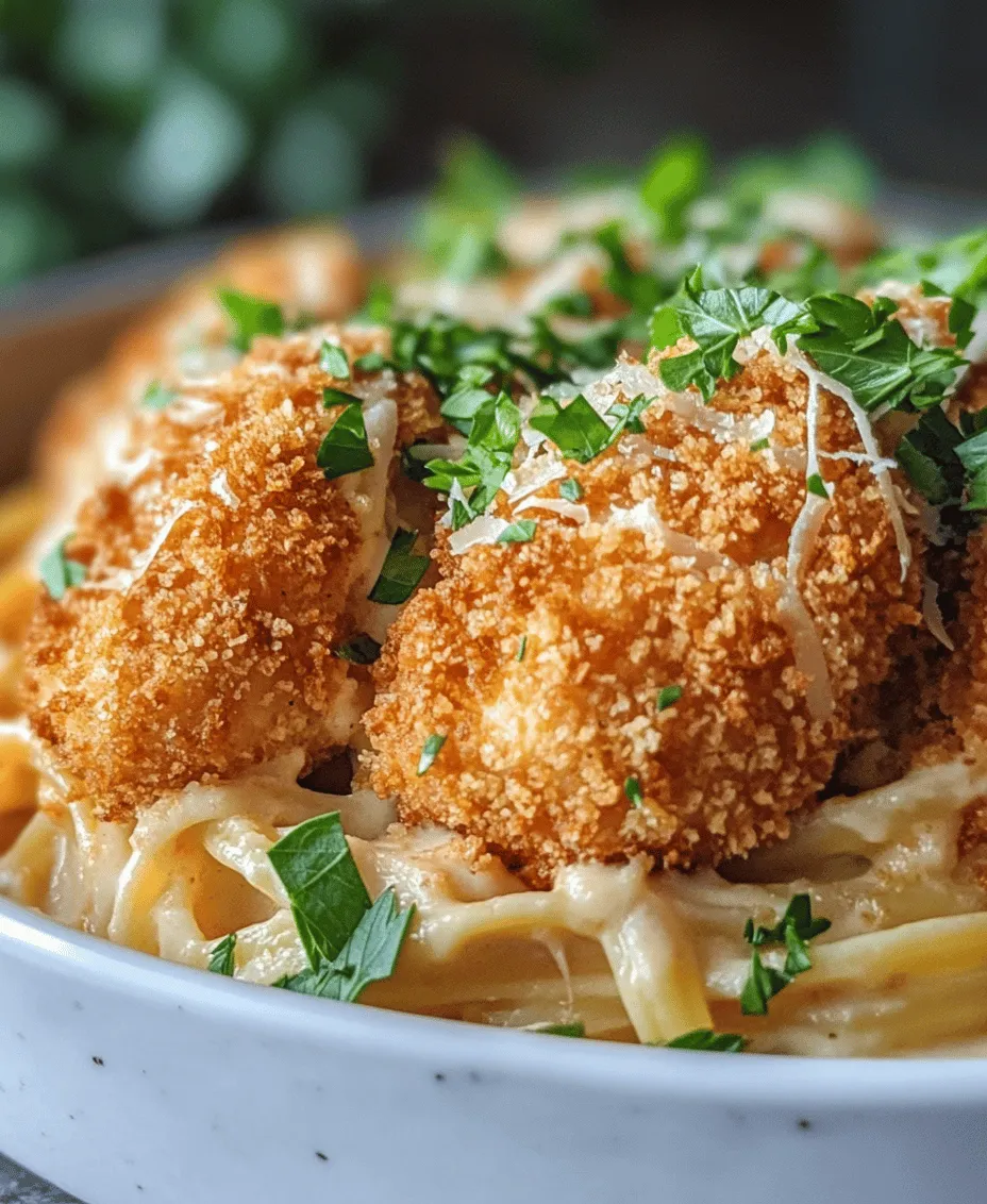 When it comes to comfort food, few dishes can rival the satisfying combination of crispy Parmesan chicken bites paired with a rich and creamy pasta. This delightful recipe brings together tender chicken, a golden crust, and a luscious sauce that envelops perfectly cooked pasta, creating a meal that appeals to both the young and the young at heart. The appeal of this dish lies not only in its comforting flavors but also in its ability to bring family and friends together around the dinner table, making it an ideal choice for any occasion.