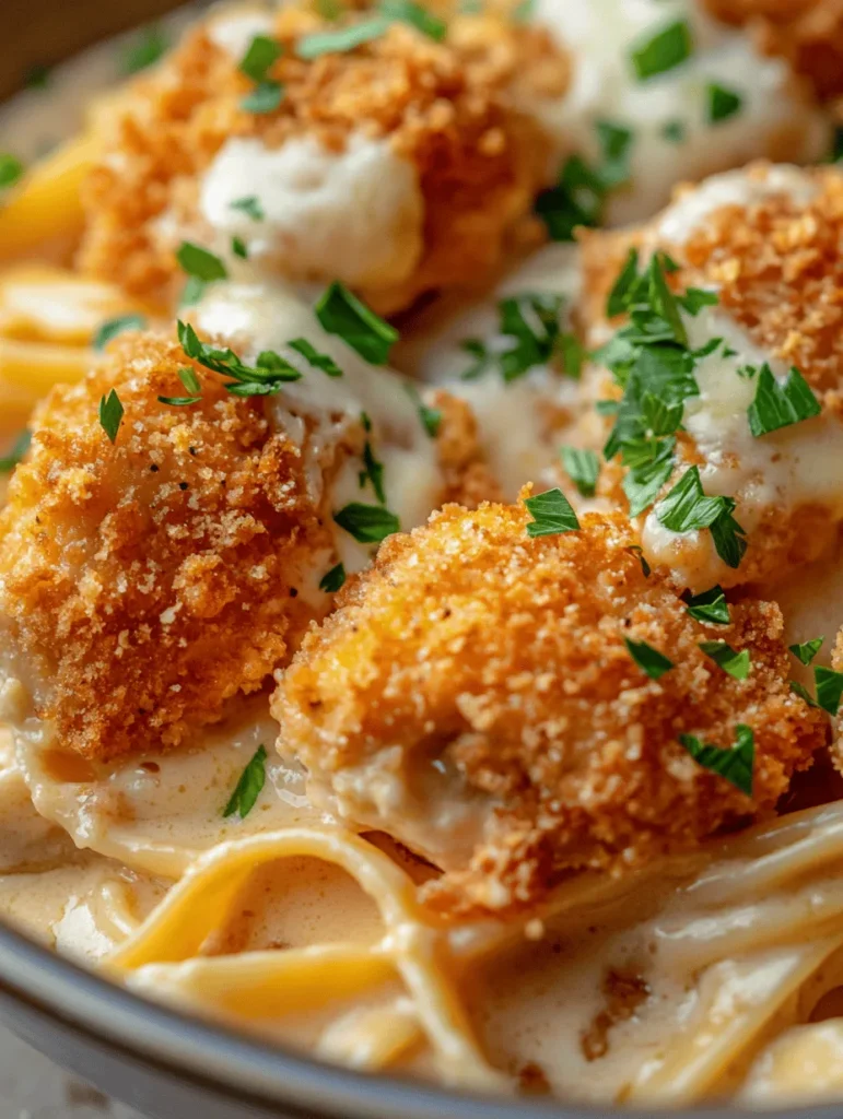 When it comes to comfort food, few dishes can rival the satisfying combination of crispy Parmesan chicken bites paired with a rich and creamy pasta. This delightful recipe brings together tender chicken, a golden crust, and a luscious sauce that envelops perfectly cooked pasta, creating a meal that appeals to both the young and the young at heart. The appeal of this dish lies not only in its comforting flavors but also in its ability to bring family and friends together around the dinner table, making it an ideal choice for any occasion.