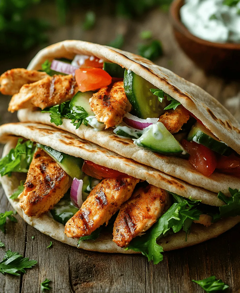 If you're in search of a meal that tantalizes the taste buds while remaining nutritious and satisfying, look no further than the Cluckin’ Delicious Chicken Pita. This recipe is not only easy to prepare but also delivers a burst of flavor with every bite. Imagine marinated chicken, grilled to perfection, nestled within warm whole wheat pitas and accompanied by an array of fresh vegetables and a creamy tzatziki sauce. Whether you're whipping up a quick dinner for the family or hosting a casual gathering with friends, this dish is guaranteed to impress with its vibrant colors and delightful flavors.
