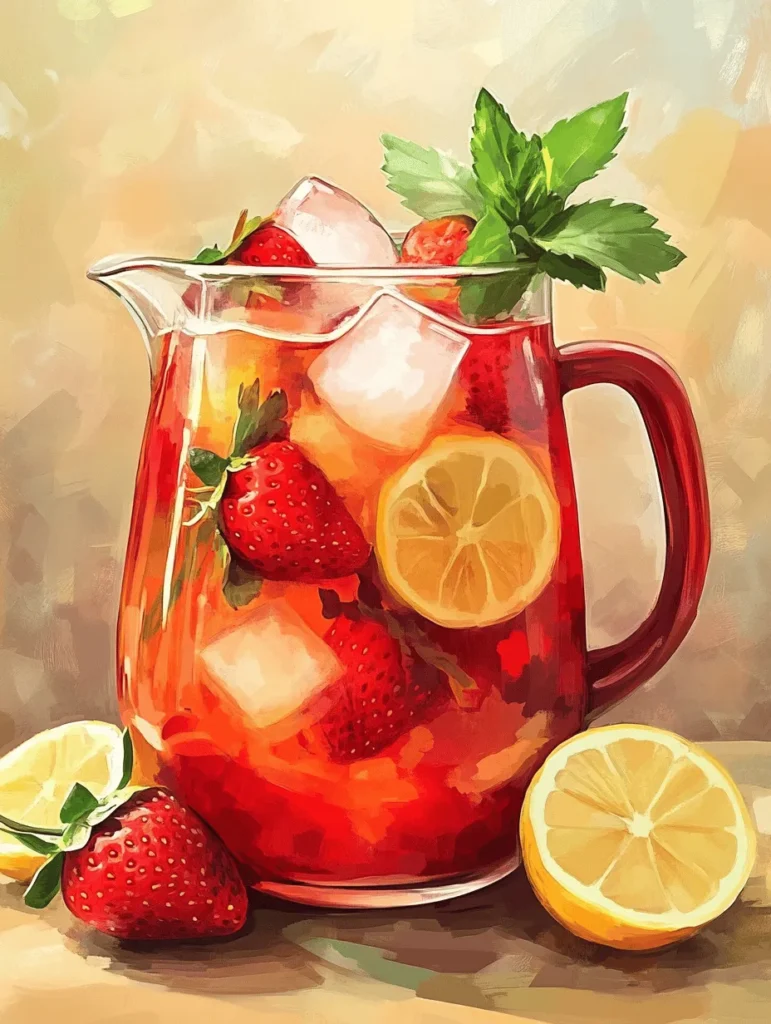 Sweet tea is more than just a beverage; it’s a cultural staple in many regions, particularly in the southern United States, where it often makes an appearance at family gatherings, picnics, and barbecues. The tradition of sweetening tea dates back centuries, and its popularity has spread across continents, with each culture adding its unique touch. In recent times, creative variations have emerged, and one of the most delightful twists is the addition of fresh strawberries. This refreshing blend brings a burst of flavor and a splash of color to the classic drink, making it not only delicious but also visually appealing.