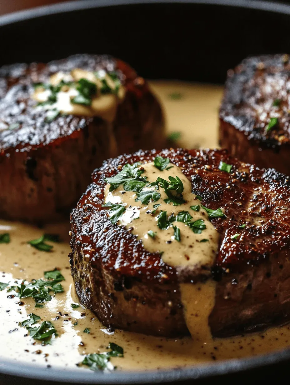 Understanding the allure of a perfectly cooked filet mignon is essential for any culinary enthusiast. This exquisite cut of beef, known for its tenderness and rich flavor, is considered the ultimate indulgence for steak lovers. Renowned for its buttery texture and subtle taste, filet mignon transforms any meal into a special occasion. However, to elevate this already remarkable dish, we introduce a creamy Parmesan mustard sauce that adds a delightful tang and richness, making this dish not just a meal but an experience.