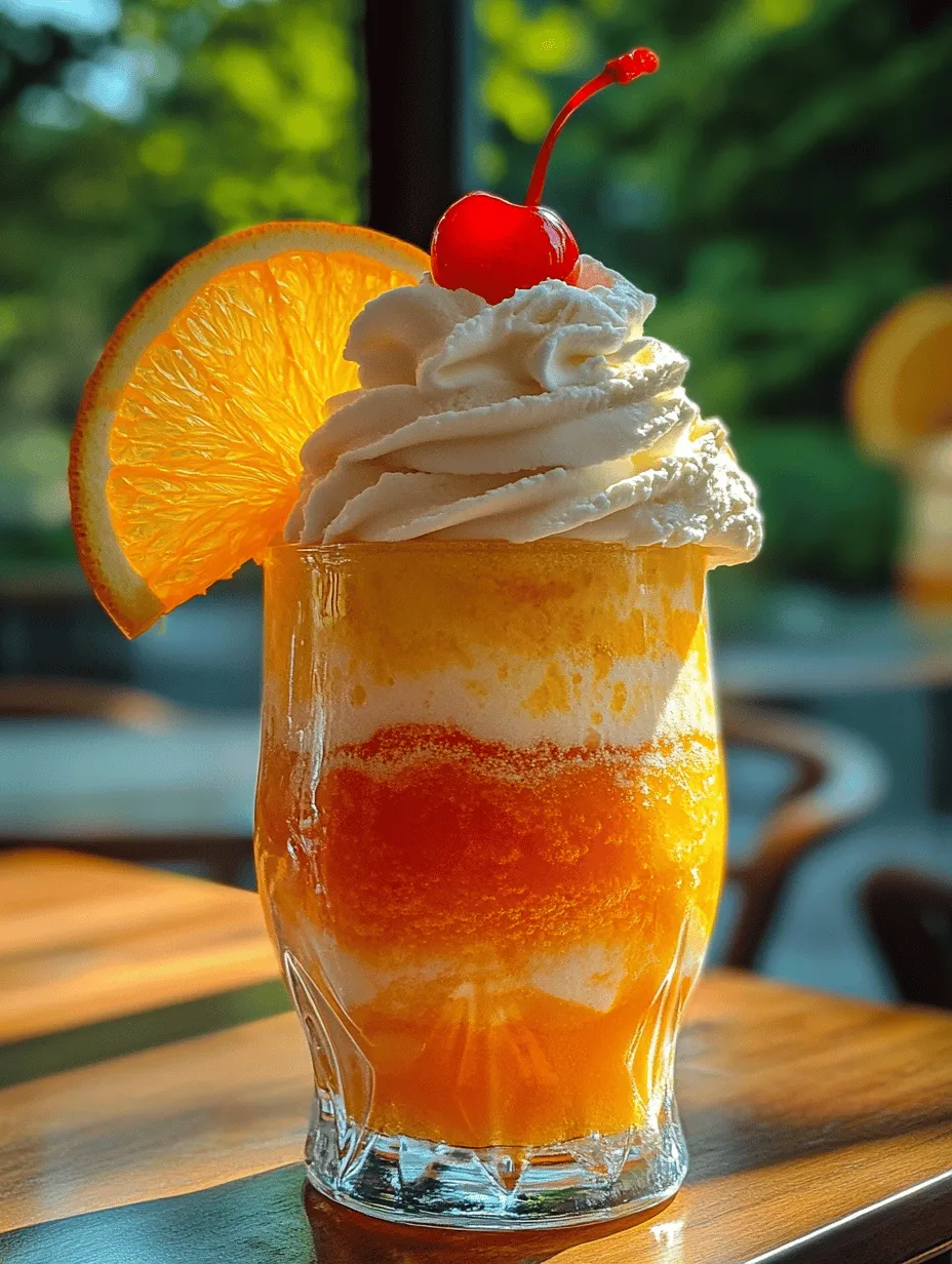 As the sun shines brighter and temperatures rise, there's nothing quite like a refreshing beverage to quench your thirst and elevate your mood. Summer-themed drinks have an undeniable charm, transporting us back to lazy afternoons filled with laughter, sunshine, and the simple joys of childhood. Among these delightful concoctions, the Orange Creamsicle Soda stands out as a fun and easy-to-make treat that captures the essence of summer in a glass.