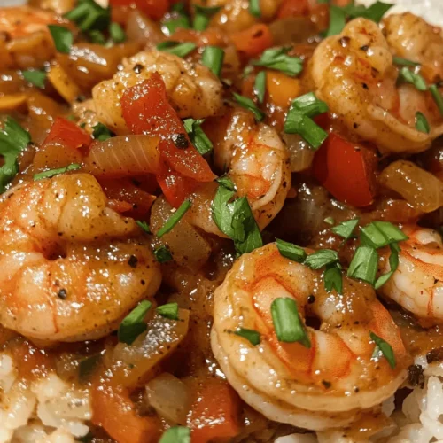 Shrimp Etouffee is a dish that embodies the heart and soul of Cajun cuisine, bringing together rich flavors and a deep cultural heritage that has been passed down through generations. Originating in the bayous of Louisiana, Etouffee—meaning "to smother" in French—refers to the method of slow-cooking shrimp in a flavorful sauce, typically served over a bed of rice. This classic dish has become a staple in both home kitchens and restaurants, celebrated for its comforting, hearty taste and its ability to transport diners to the vibrant landscapes of Louisiana.