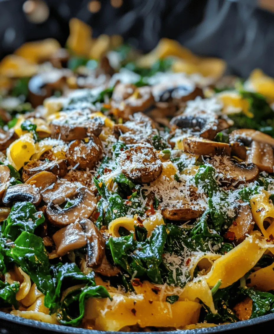In the realm of culinary delights, few dishes evoke comfort and nourishment as effectively as pasta. One standout creation is the Spinach & Mushroom Pasta, a delightful combination that merges earthy flavors with vibrant greens. This dish not only appeals to the palate but also caters to health-conscious individuals seeking nutritious options. With its rich profile of vitamins, minerals, and antioxidants, spinach and mushrooms create a wholesome meal that is both satisfying and delicious.