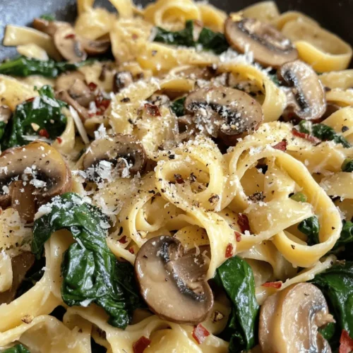 In the realm of culinary delights, few dishes evoke comfort and nourishment as effectively as pasta. One standout creation is the Spinach & Mushroom Pasta, a delightful combination that merges earthy flavors with vibrant greens. This dish not only appeals to the palate but also caters to health-conscious individuals seeking nutritious options. With its rich profile of vitamins, minerals, and antioxidants, spinach and mushrooms create a wholesome meal that is both satisfying and delicious.
