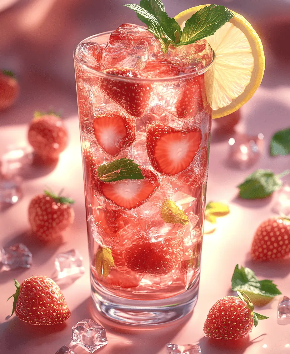 As the sun shines brighter and temperatures rise, nothing beats the thirst-quenching joy of a homemade beverage. Enter the Strawberry Soda Splash, a delightful concoction that combines the vibrant flavors of fresh strawberries with effervescent sparkling water. This refreshing drink is not only a treat for the taste buds but also a feast for the eyes, making it an ideal choice for warm days, social gatherings, or simply enjoying a delightful moment to oneself.