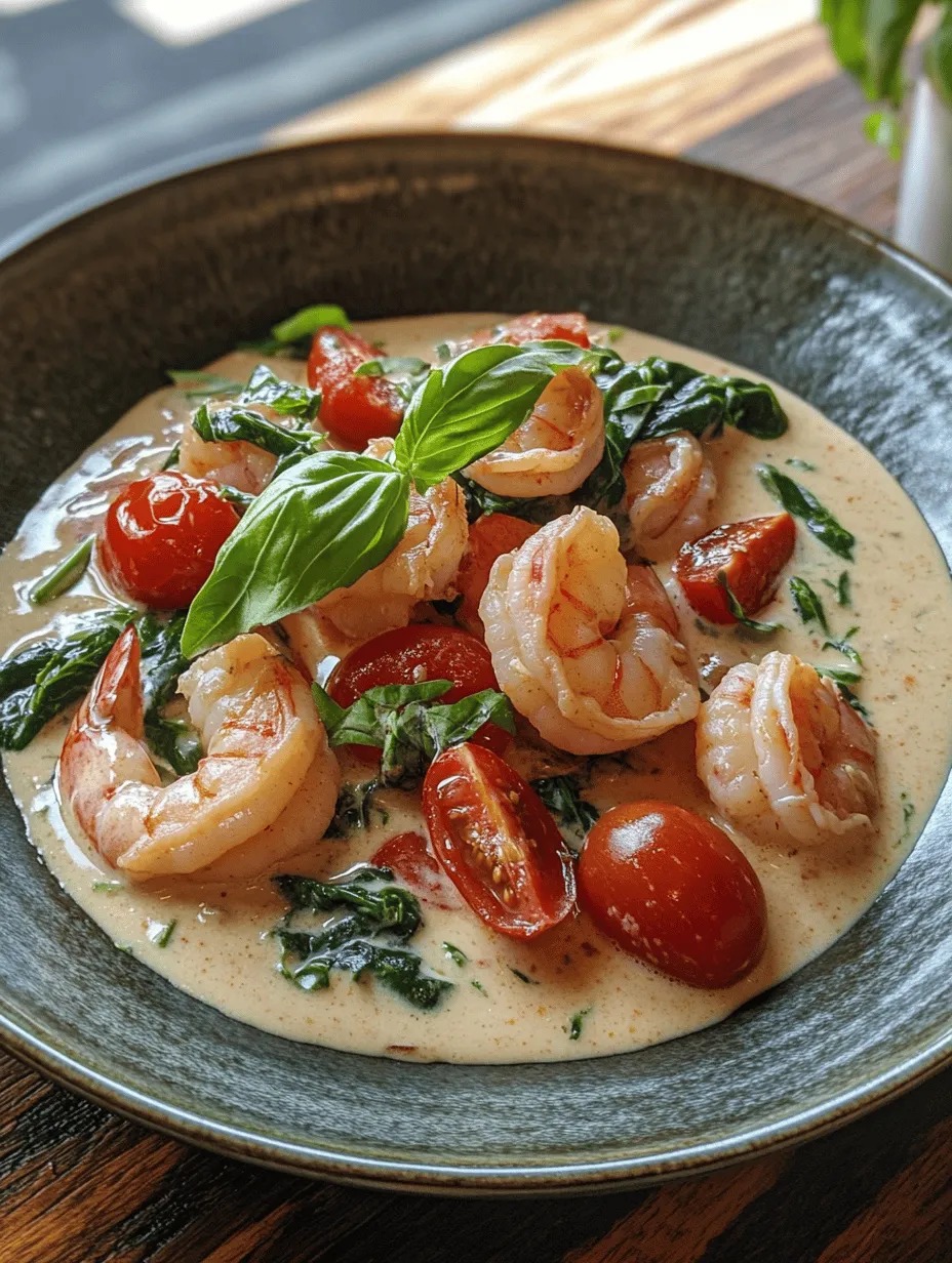 Imagine a dish that embodies the warmth of Italian cuisine, filled with vibrant flavors and a rich, creamy texture, all while being relatively simple to prepare at home. Meet the Creamy Tuscan Shrimp Delight. This sumptuous dish is a delightful representation of the culinary traditions of Tuscany, a region renowned for its rustic yet sophisticated flavors. The dish combines succulent shrimp with a luscious creamy sauce, bright cherry tomatoes, and nutrient-packed spinach, all served over pasta to create a meal that is both comforting and indulgent.