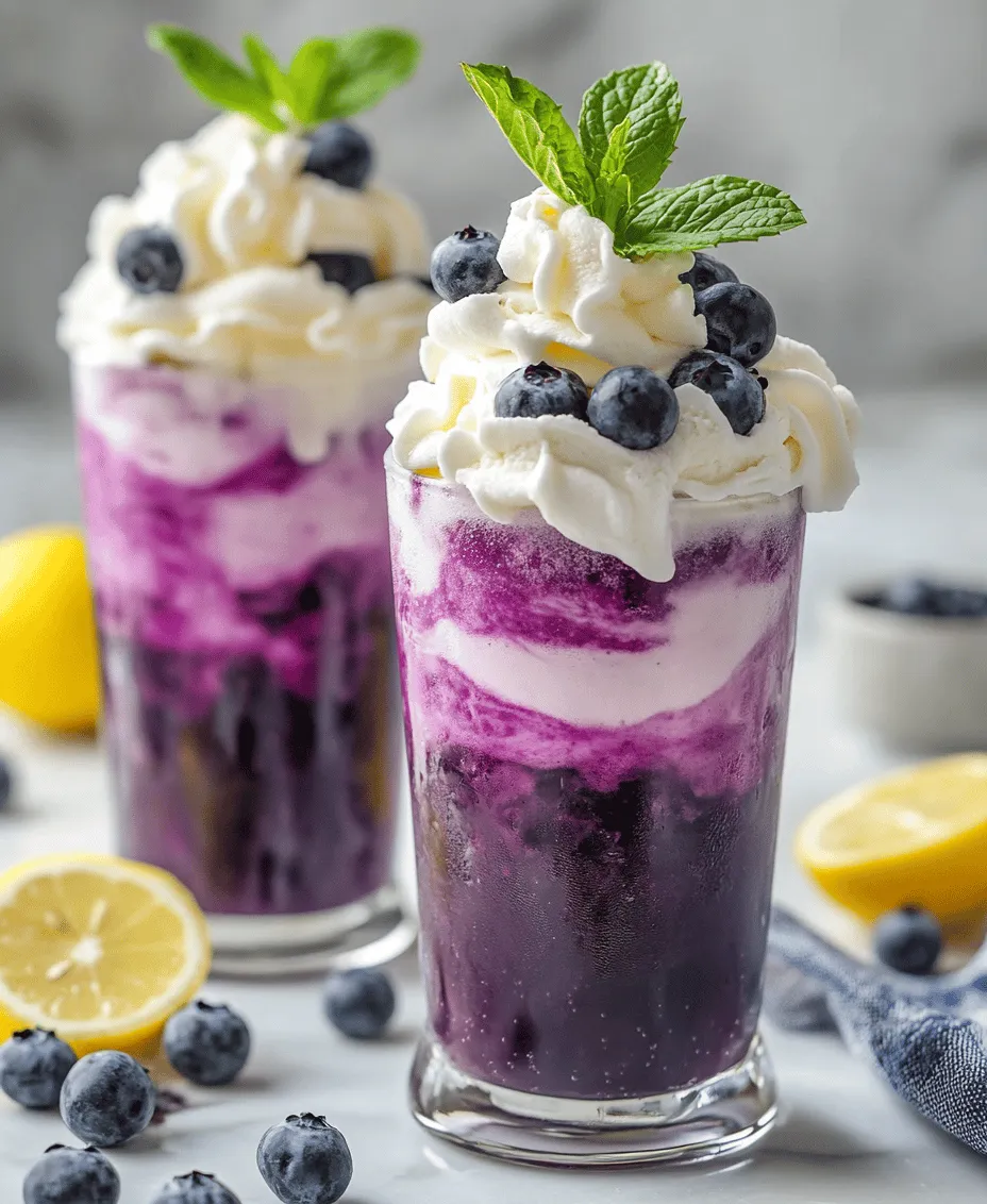 As the sun shines brighter and the temperatures rise, nothing quenches our thirst quite like a refreshing drink. Enter the Blueberry Cream Soda Float, a delightful concoction that marries the sweet, tangy flavor of fresh blueberries with the effervescence of creamy soda. This vibrant drink is not just a beverage; it's an experience, making it a perfect addition to summer gatherings, barbecues, or simply as a sweet treat to enjoy on a warm afternoon.