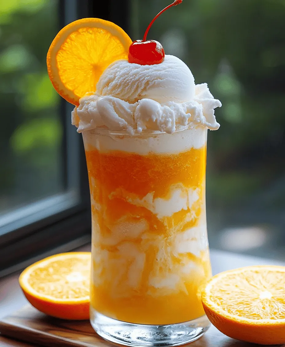 As summer rolls in, there’s nothing quite like a refreshing drink to keep you cool and invigorated during the warm days ahead. Among the myriad of beverages that evoke feelings of nostalgia and joy, the Dreamy Orange Creamsicle Soda stands out as a delightful favorite. This simple yet enchanting recipe combines the bright, zesty flavor of orange soda with the creamy richness of vanilla ice cream, creating a treat that is perfect for both casual get-togethers and special occasions.