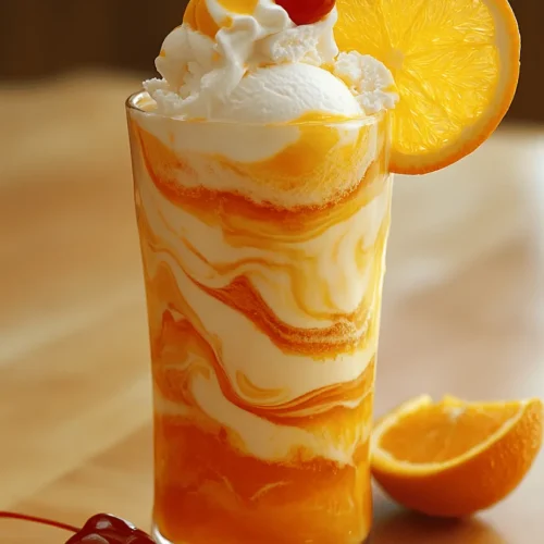 As summer rolls in, there’s nothing quite like a refreshing drink to keep you cool and invigorated during the warm days ahead. Among the myriad of beverages that evoke feelings of nostalgia and joy, the Dreamy Orange Creamsicle Soda stands out as a delightful favorite. This simple yet enchanting recipe combines the bright, zesty flavor of orange soda with the creamy richness of vanilla ice cream, creating a treat that is perfect for both casual get-togethers and special occasions.