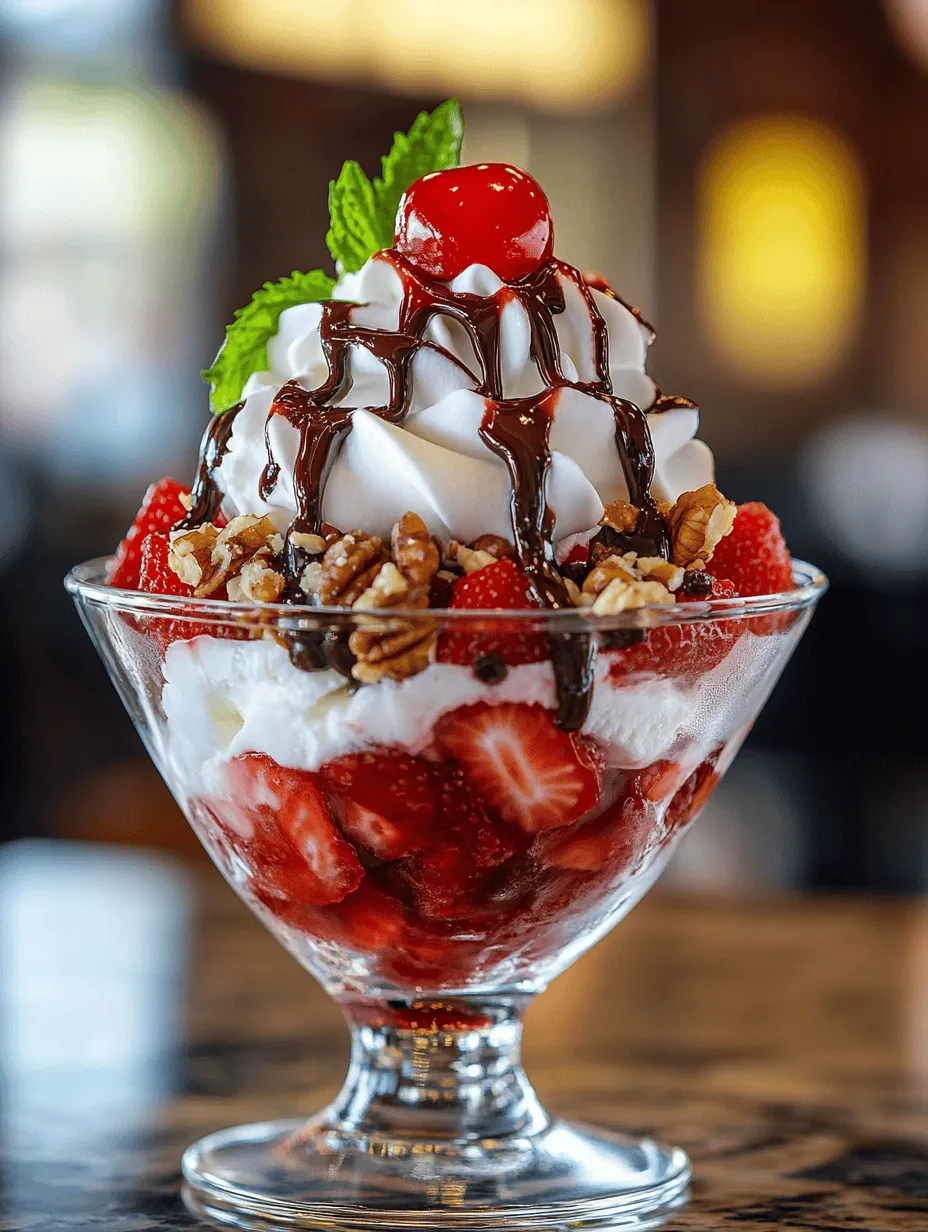To create the Sweet Strawberry Sundae Delight, we need to gather a few key ingredients that work harmoniously together to create a mouthwatering experience. Each component plays a vital role in the overall flavor and presentation of the sundae.