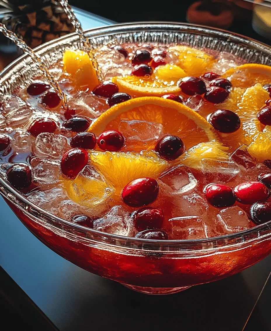 Punch has a long-standing history as a celebratory beverage, dating back to the 17th century. Originating from India, the word 