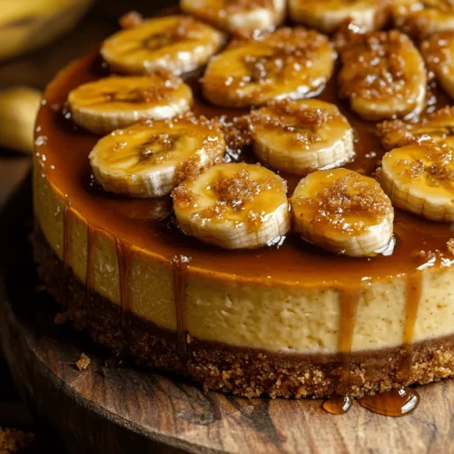 If you’re a fan of rich, indulgent desserts, then Caramelized Banana Cheesecake with Rum Glaze is a recipe that will undoubtedly capture your heart. This delightful dessert takes the classic cheesecake to new heights, combining the creamy texture of traditional cheesecake with the warm, sweet notes of caramelized bananas, all drizzled with a luscious rum glaze. The unique marriage of flavors creates a sophisticated dessert that is perfect for any occasion, whether it’s a holiday gathering, a special celebration, or simply a treat for yourself and your loved ones.