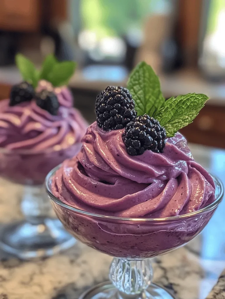 To craft the perfect blackberry mousse, it’s essential to understand the role of each ingredient used in the recipe. The beauty of this dessert lies in its straightforward approach, which focuses on a few key components that work in harmony to create a delicious end result.