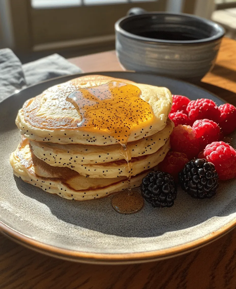 Creating the perfect Lemon Poppy Seed Pancakes requires a thoughtful selection of ingredients, each playing a crucial role in achieving the ideal taste and texture. Let’s delve into what makes each ingredient essential for this recipe.
