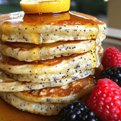 Creating the perfect Lemon Poppy Seed Pancakes requires a thoughtful selection of ingredients, each playing a crucial role in achieving the ideal taste and texture. Let’s delve into what makes each ingredient essential for this recipe.