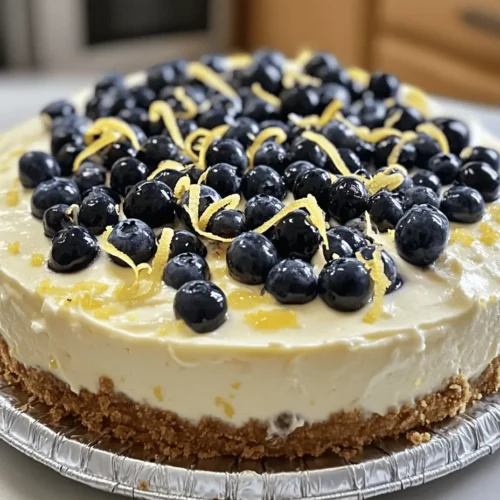 As the warm weather approaches, the desire for light, refreshing desserts becomes ever more appealing. Enter the No Bake Blueberry Cheesecake Delight—a delicious, easy-to-make dessert that embodies everything we love about summer. This enchanting treat is perfect for gatherings, family barbecues, or simply as a special indulgence on a sunny afternoon. With no baking required, it allows you to whip up something spectacular without heating up your kitchen.