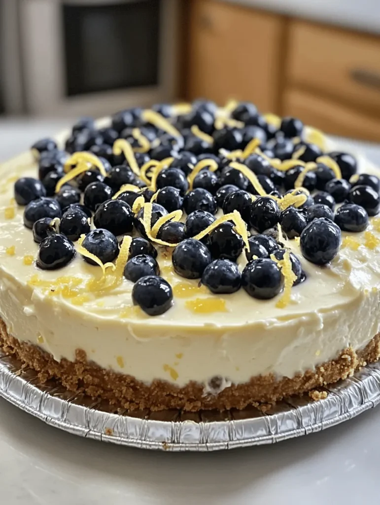 As the warm weather approaches, the desire for light, refreshing desserts becomes ever more appealing. Enter the No Bake Blueberry Cheesecake Delight—a delicious, easy-to-make dessert that embodies everything we love about summer. This enchanting treat is perfect for gatherings, family barbecues, or simply as a special indulgence on a sunny afternoon. With no baking required, it allows you to whip up something spectacular without heating up your kitchen.