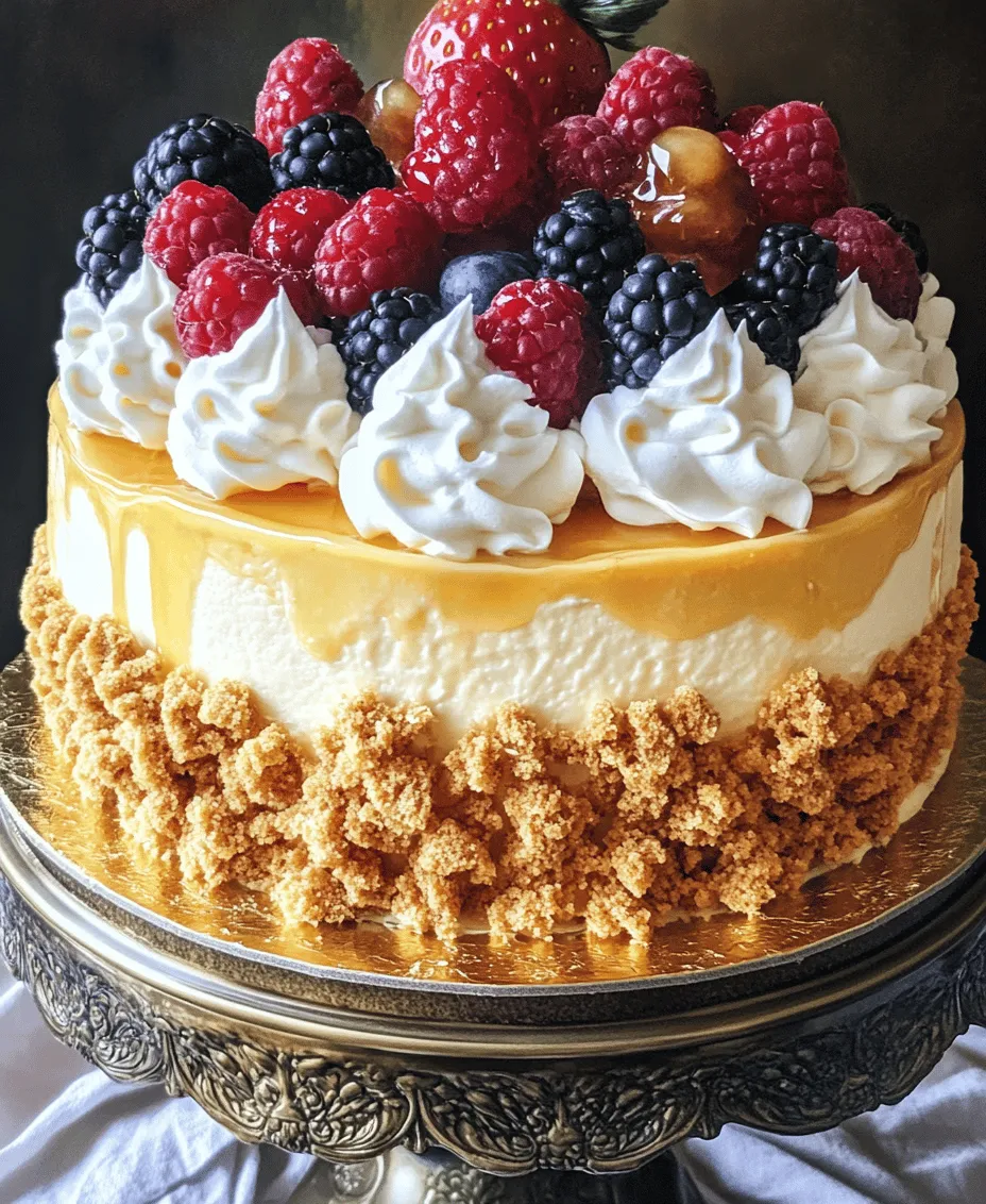 If you’re on the hunt for a dessert that tantalizes the taste buds with a perfect blend of creaminess and crunch, look no further than the Honeycomb Cheesecake Cake. This delightful treat marries the rich, velvety texture of cheesecake with the sweet, airy crunch of honeycomb, creating an unforgettable dessert experience. The layers of flavor and texture come together seamlessly, making each bite a harmonious delight.