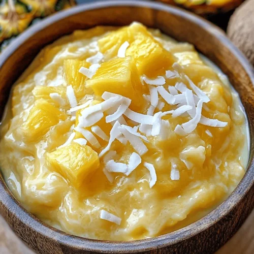 Imagine a dessert that encapsulates the essence of summer, with every bite transporting you to a tropical paradise. The Pineapple Dream Swirls are just that—a delightful combination of pineapple and creamy coconut that sings in harmony with the warm, sunny days. This refreshing treat is not only a feast for the eyes, with its vibrant yellow hues and swirled patterns, but it also offers a taste that is irresistibly sweet and tangy, making it the perfect indulgence for any occasion.