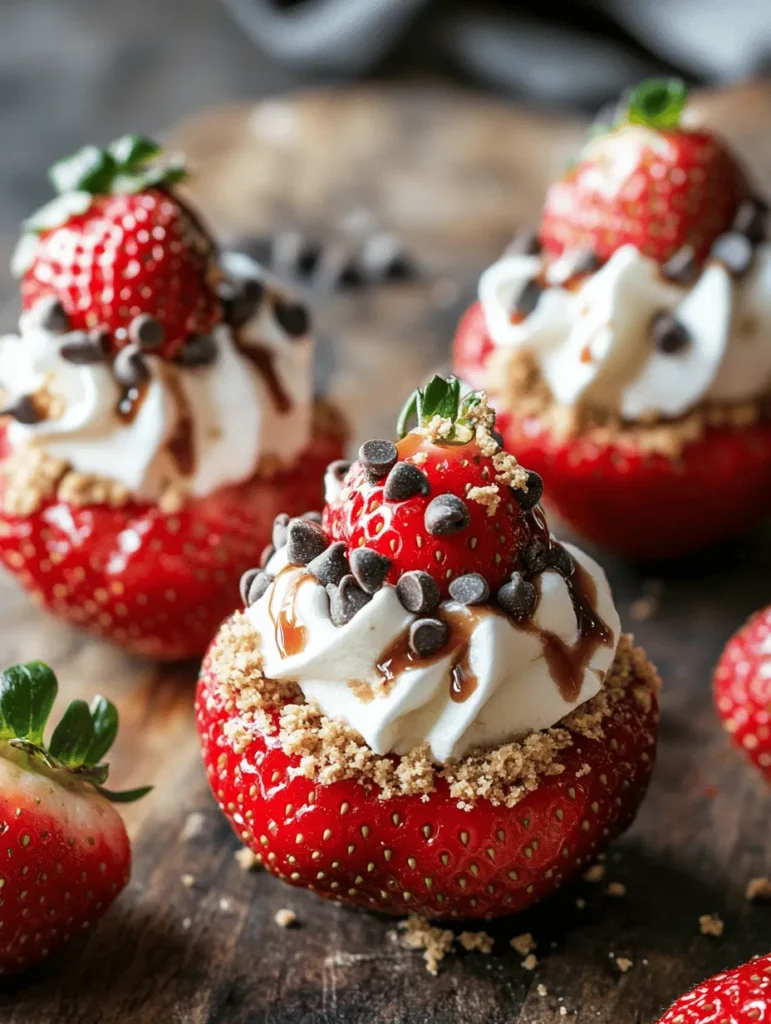Cheesecake Deviled Strawberries are an innovative and delightful dessert option that combines the rich, creamy flavors of classic cheesecake with the bright, refreshing taste of fresh strawberries. This unique recipe transforms the traditional cheesecake experience into a fun, bite-sized treat that is both visually appealing and bursting with flavor. Imagine a luscious cheesecake filling nestled inside ripe, juicy strawberries, offering a perfect balance of sweetness and tartness with every bite.