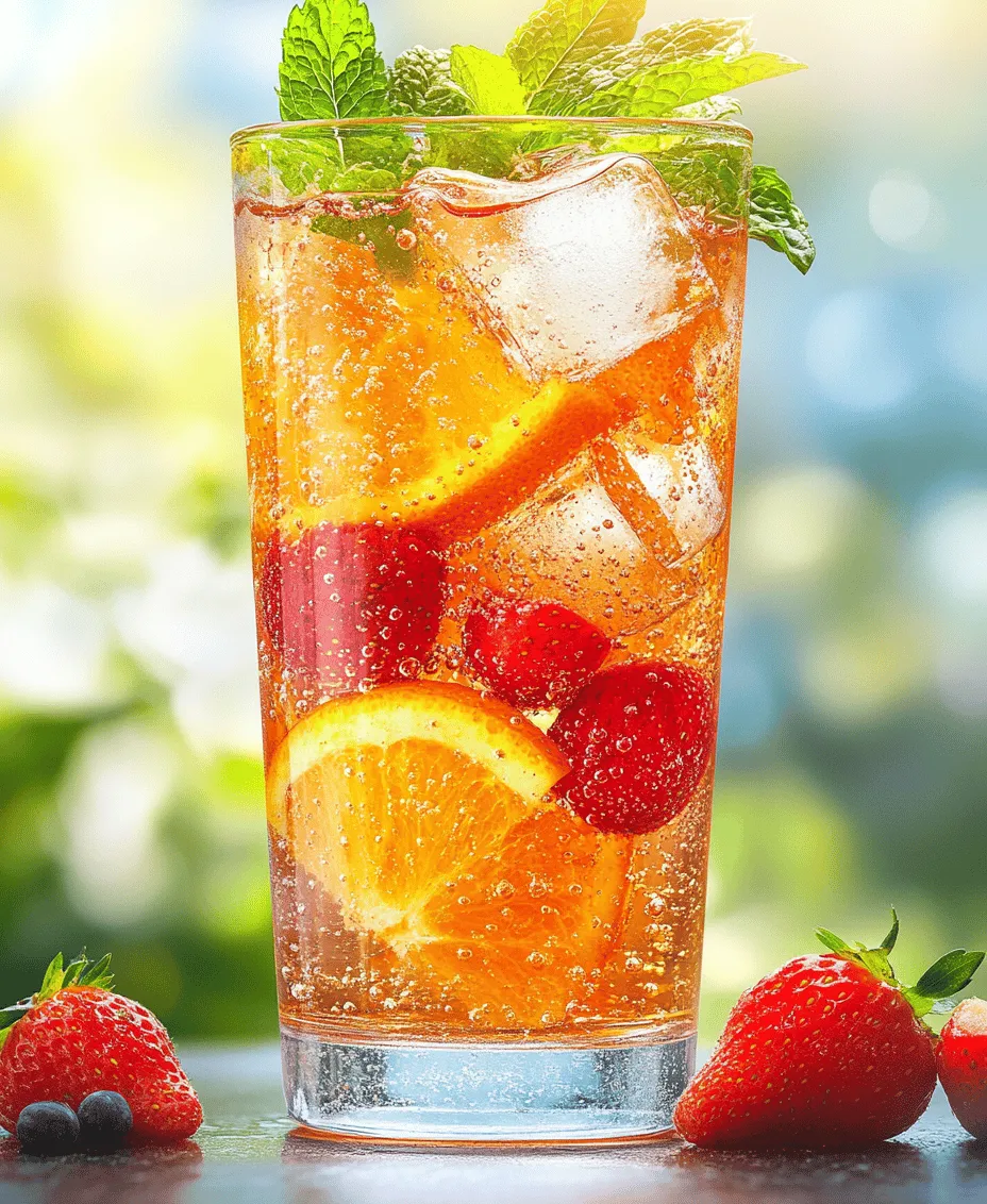 As the sun shines brighter and the days grow warmer, there’s nothing more delightful than sipping on a refreshing drink that embodies the essence of summer. Enter the Fizzy Fruit Soda Wonderland, a homemade soda that not only quenches your thirst but also delights your taste buds with a vibrant medley of flavors. The beauty of crafting your own sodas lies in the ability to combine fresh fruits with sparkling water, creating a drink that is both satisfying and customizable.