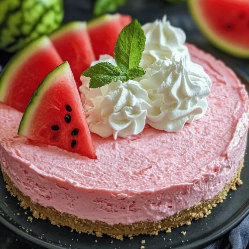 As the warm sun beckons and the days stretch longer, summer not only invites outdoor adventures but also brings a delightful array of seasonal treats. Among these, cheesecakes stand out as a perennial favorite, adored for their rich, creamy textures and versatility. While traditional cheesecakes have their charm, this summer, we are embracing a refreshing twist: Watermelon Cheesecake. This vibrant dessert is not only visually stunning but also embodies the essence of summer with its lightness and unique flavor profile.
