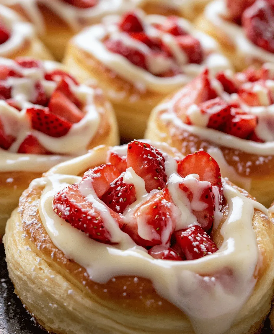 Imagine waking up to the delightful aroma of freshly baked rolls wafting through your kitchen, a tantalizing blend of sweet strawberries and creamy cheesecake. This is exactly what you can expect when you prepare Strawberry Cheesecake Sweet Rolls. This indulgent treat combines the classic flavors of cheesecake with the fun, pillowy texture of sweet rolls, creating a dessert that is both comforting and exciting. Perfect for brunch gatherings, special occasions, or simply when you want to pamper yourself, these rolls are sure to impress anyone who takes a bite.