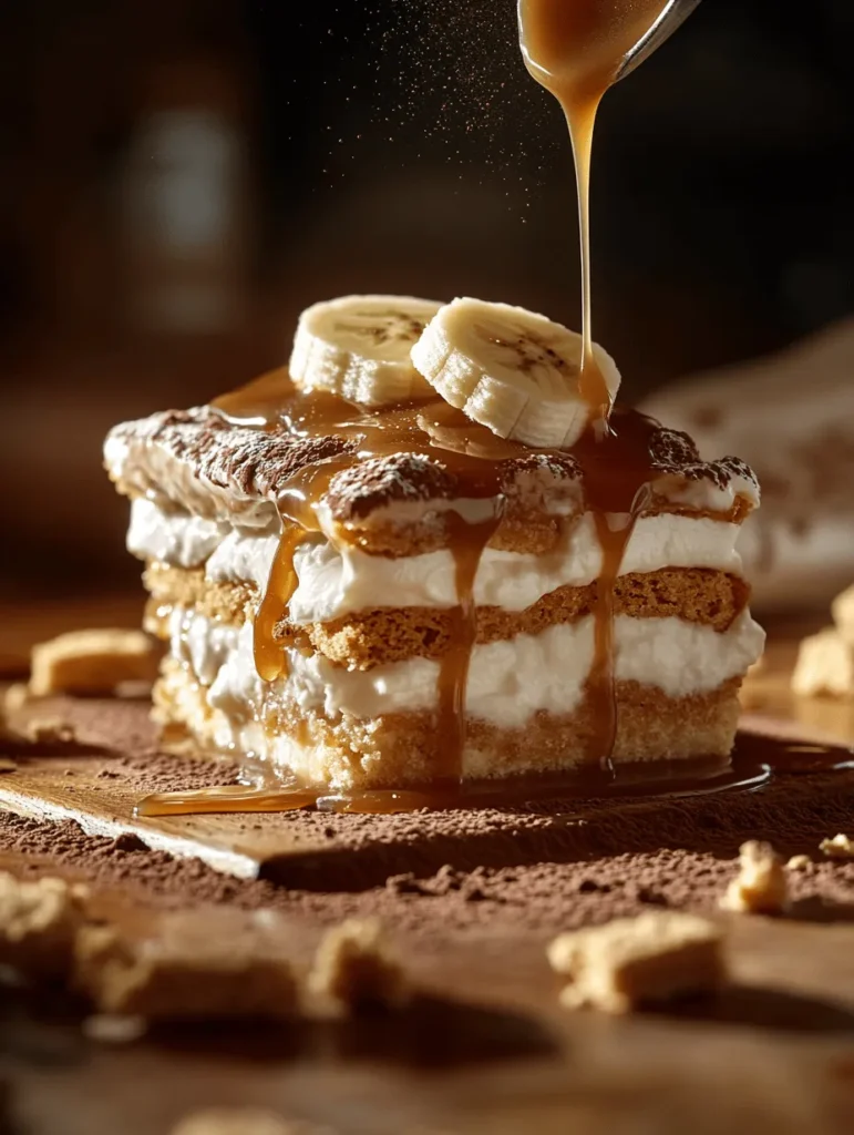 Dessert lovers rejoice! If you're a fan of both banana pudding and tiramisu, then the Banana Pudding Tiramisu with Caramel is a match made in culinary heaven. This unique dessert brings together the creamy, dreamy layers of classic tiramisu with the comforting flavors of banana pudding, creating a delightful fusion that is sure to impress your family and friends. Originating from the Italian dessert tradition, tiramisu has long been celebrated for its rich flavors and velvety texture. However, this inventive twist infuses the dish with the sweet, fruity essence of ripe bananas, offering a new take that is as appealing to the eyes as it is to the palate.