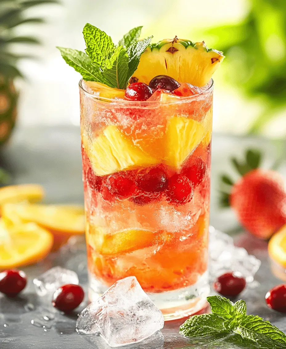 In the world of mixology, few things bring as much joy as a colorful, fruity alcoholic drink. Whether you’re hosting a summer gathering, celebrating a special occasion, or simply unwinding after a long day, a refreshing cocktail can elevate the experience. The visual appeal and vibrant flavors of fruity cocktails make them a favorite choice for many. In this article, we’ll explore the Fruity Alcohol Drinks Bonanza, a delightful concoction that marries the vibrancy of fresh fruit with the smoothness of vodka and the sweetness of various juices. Perfect for any occasion, this recipe is not only easy to prepare but also visually stunning.