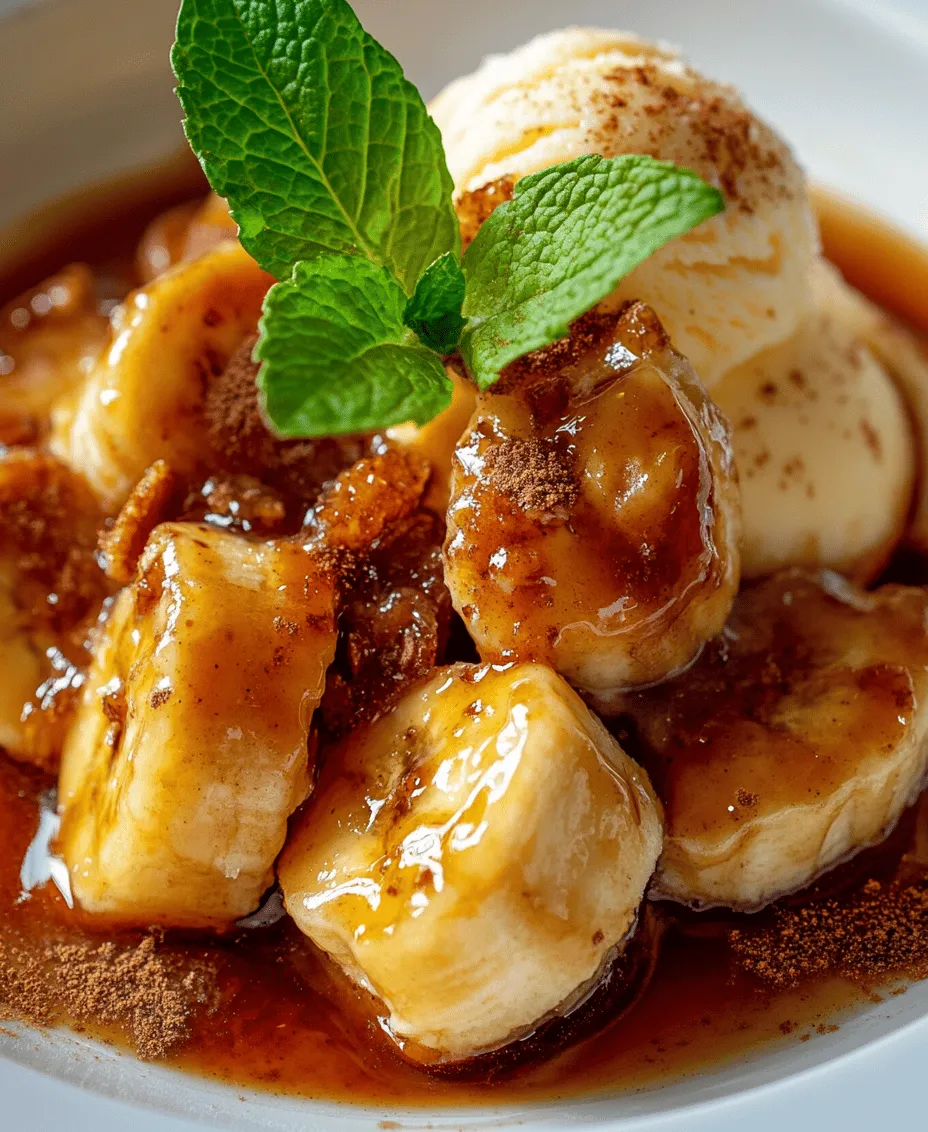 Bananas Foster is more than just a dessert; it’s a delightful experience that captivates both the palate and the eyes. Originating in the vibrant city of New Orleans in the 1950s, this classic dish combines the natural sweetness of ripe bananas with a rich, buttery sauce infused with the warm flavors of cinnamon and rum. The pièce de résistance comes when the dessert is flambéed, creating a spectacular presentation that transforms a simple banana dish into an unforgettable culinary adventure.