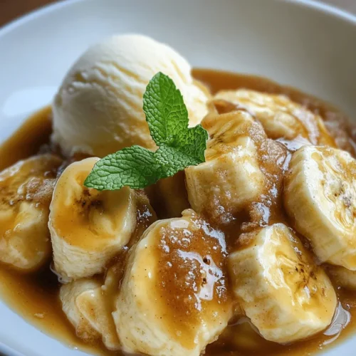 Bananas Foster is more than just a dessert; it’s a delightful experience that captivates both the palate and the eyes. Originating in the vibrant city of New Orleans in the 1950s, this classic dish combines the natural sweetness of ripe bananas with a rich, buttery sauce infused with the warm flavors of cinnamon and rum. The pièce de résistance comes when the dessert is flambéed, creating a spectacular presentation that transforms a simple banana dish into an unforgettable culinary adventure.