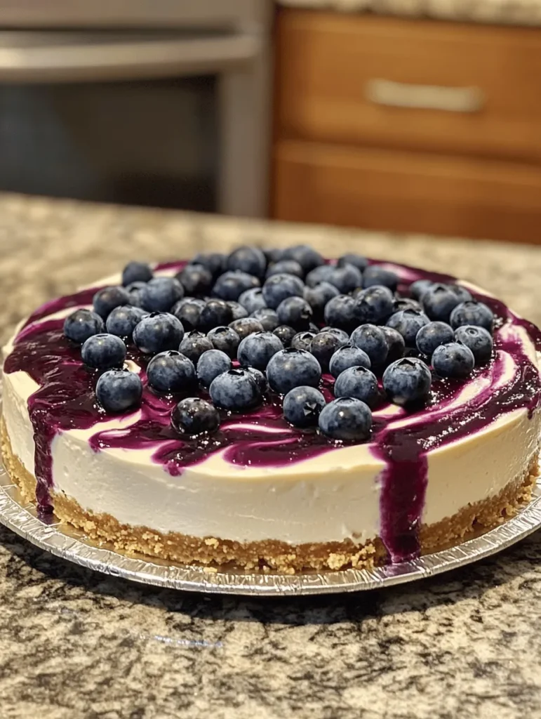 As the temperatures rise and the days grow longer, there’s nothing quite like indulging in a refreshing dessert that captures the essence of summer. Enter the no-bake cheesecake, a delightful treat that has gained immense popularity for its simplicity and deliciousness. This dessert not only eliminates the need for an oven but also allows the natural flavors of its ingredients to shine without the heaviness often associated with traditional cheesecakes. One particular flavor that pairs beautifully with the creamy texture of cheesecake is blueberry. Known for their vibrant color and sweet-tart taste, blueberries bring a refreshing brightness that elevates this dessert to new heights.