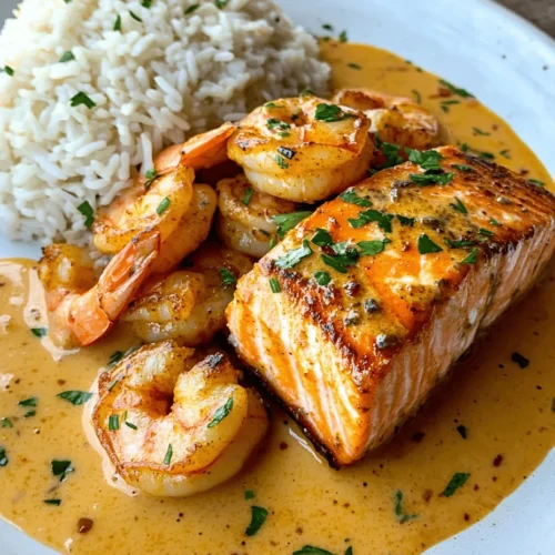 In the world of culinary delights, few dishes can match the vibrant flavors and comforting essence of Cajun Shrimp and Salmon with Garlic Cream Sauce. This recipe combines succulent shrimp and tender salmon, enhanced by the bold spices of Cajun seasoning and a luxurious garlic cream sauce. Perfect for family dinners or special occasions, this dish is not only easy to prepare but also packed with flavor. The marriage of seafood with the creamy, garlicky sauce creates a dish that is truly irresistible, making it a favorite among seafood lovers and those who appreciate the rich tapestry of Cajun cuisine. In this article, we will explore the ingredients, preparation steps, and the unique flavors that make this dish a standout.