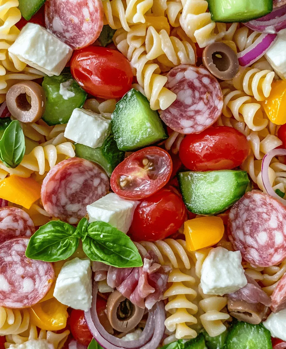 When it comes to hearty, flavorful dishes that can serve a crowd, the Italian Grinder Pasta Salad stands out as a delightful option. This vibrant salad is not only visually appealing but also packed with a medley of flavors that will tantalize your taste buds. With its combination of fresh vegetables, savory meats, and creamy cheese, this pasta salad is a satisfying option that appeals to all ages, making it perfect for various occasions—from summer picnics to family gatherings.