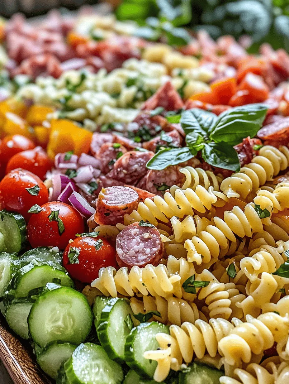 When it comes to hearty, flavorful dishes that can serve a crowd, the Italian Grinder Pasta Salad stands out as a delightful option. This vibrant salad is not only visually appealing but also packed with a medley of flavors that will tantalize your taste buds. With its combination of fresh vegetables, savory meats, and creamy cheese, this pasta salad is a satisfying option that appeals to all ages, making it perfect for various occasions—from summer picnics to family gatherings.