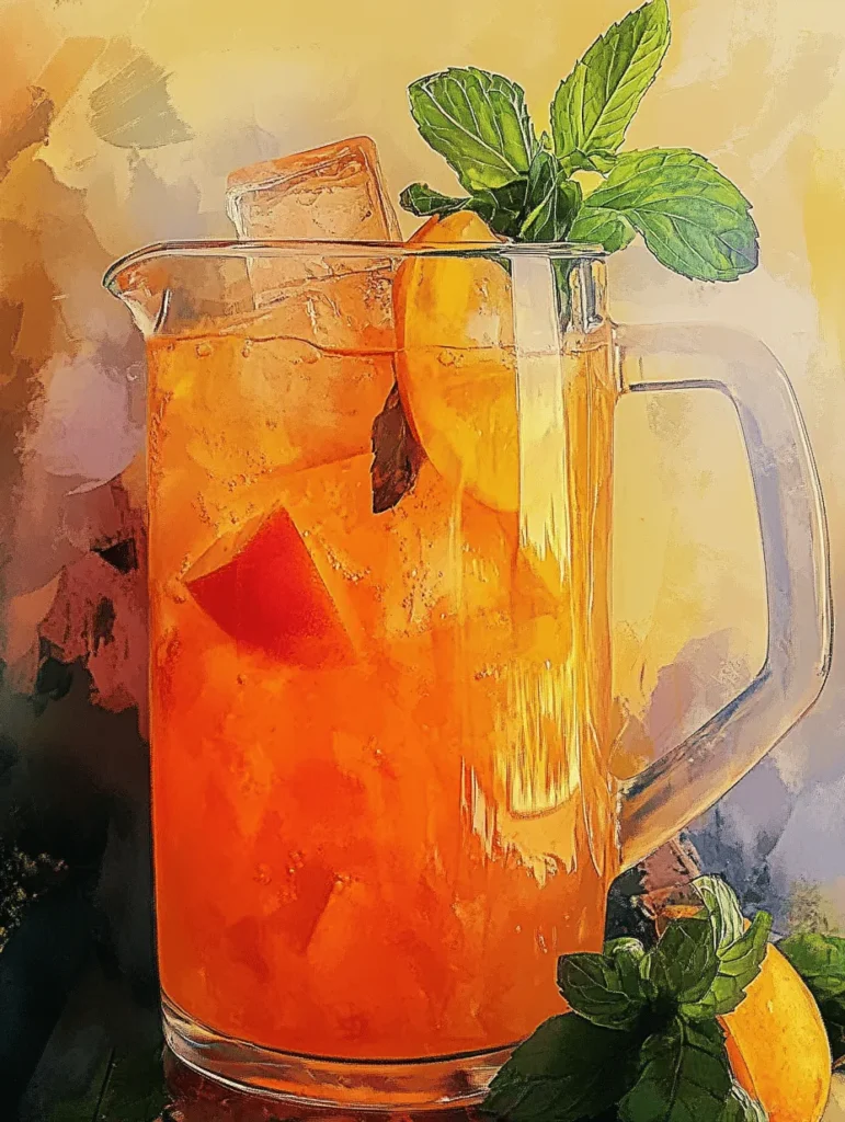 As the sun shines brightly and the temperatures rise, there's nothing quite as refreshing as a cold drink to quench your thirst and elevate your spirits. Enter Peach Lemonade Paradise, a delightful summer beverage that perfectly marries the sweet, juicy flavor of ripe peaches with the zesty, tart freshness of lemons. This invigorating drink is an ideal companion for hot days, family gatherings, or simply as a cherished treat to sip while lounging on your porch.