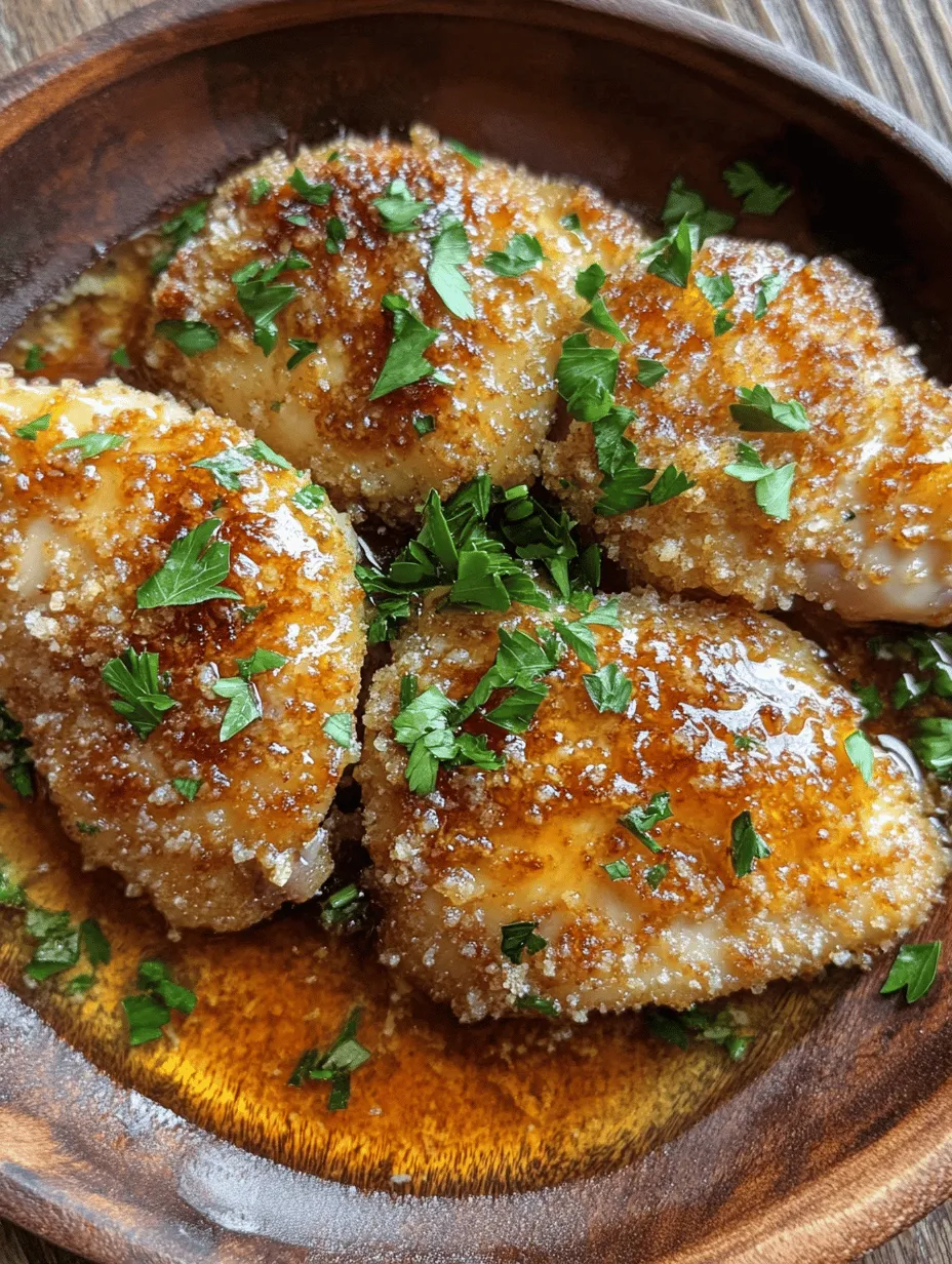 Baked Crunchy Hot Honey Chicken is a mouth-watering dish that beautifully marries the satisfying crunch of perfectly breaded chicken thighs with the sweet and spicy explosion of hot honey sauce. In an era where health-conscious eating is gaining momentum, this recipe stands out as a delightful alternative to traditional fried chicken without compromising on flavor or texture. The chicken boasts a crispy exterior while remaining tender and juicy on the inside, making it a crowd-pleaser for both families and entertaining guests.