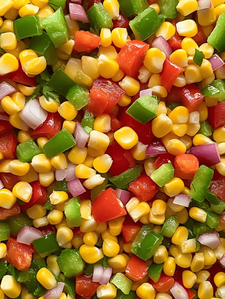As the sun shines bright and the days grow longer, there’s nothing quite like a refreshing salad to celebrate the vibrant flavors of summer. The Summer Fresh Corn Salad is a delightful dish that embodies the essence of the season, making it a perfect addition to any outdoor gathering or family picnic. With its colorful array of fresh vegetables, this salad not only appeals to the eyes but also tantalizes the taste buds. It’s a dish that showcases the natural sweetness of summer corn, the crispness of bell peppers, and the tangy zest of lime, all combined to create a light yet satisfying meal.