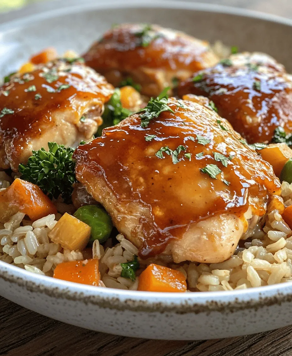 To truly appreciate the One-Pan Bold Honey BBQ Chicken Rice Adventure, it's essential to understand its main components. Each ingredient contributes not only to the overall flavor but also to the nutritional profile of the dish, making it a well-rounded meal. The primary ingredients include chicken, brown rice, honey, BBQ sauce, soy sauce, garlic powder, onion powder, and a mix of colorful vegetables. Together, they create a delightful symphony of flavors.