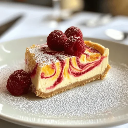Cheesecake is a dessert that has won the hearts of many around the world, celebrated for its rich, creamy texture and versatile flavors. From classic New York styles to inventive fruit-infused variations, this beloved dessert has a special place on dessert tables and in the hearts of sweet-toothed enthusiasts. Among the myriad of cheesecake recipes, the Lemon Raspberry Swirl Cheesecake stands out, captivating with its vibrant colors and refreshing flavors.