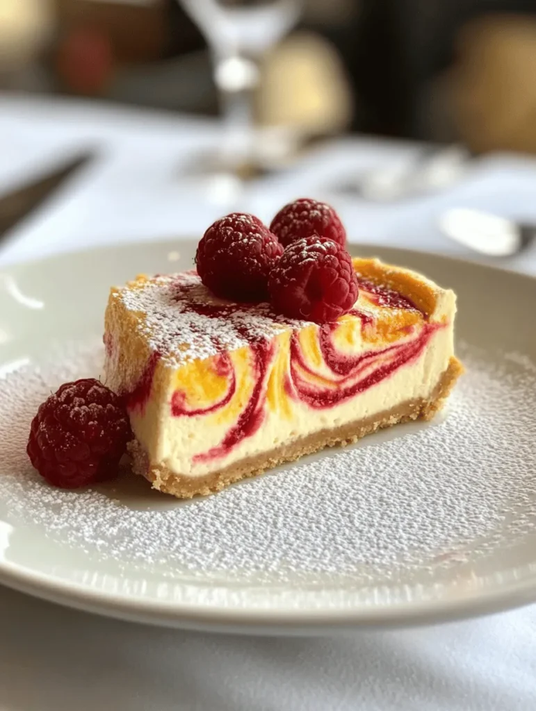 Cheesecake is a dessert that has won the hearts of many around the world, celebrated for its rich, creamy texture and versatile flavors. From classic New York styles to inventive fruit-infused variations, this beloved dessert has a special place on dessert tables and in the hearts of sweet-toothed enthusiasts. Among the myriad of cheesecake recipes, the Lemon Raspberry Swirl Cheesecake stands out, captivating with its vibrant colors and refreshing flavors.